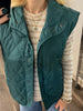 Lauri Ultra-Light Quilted Vest - Evergreen