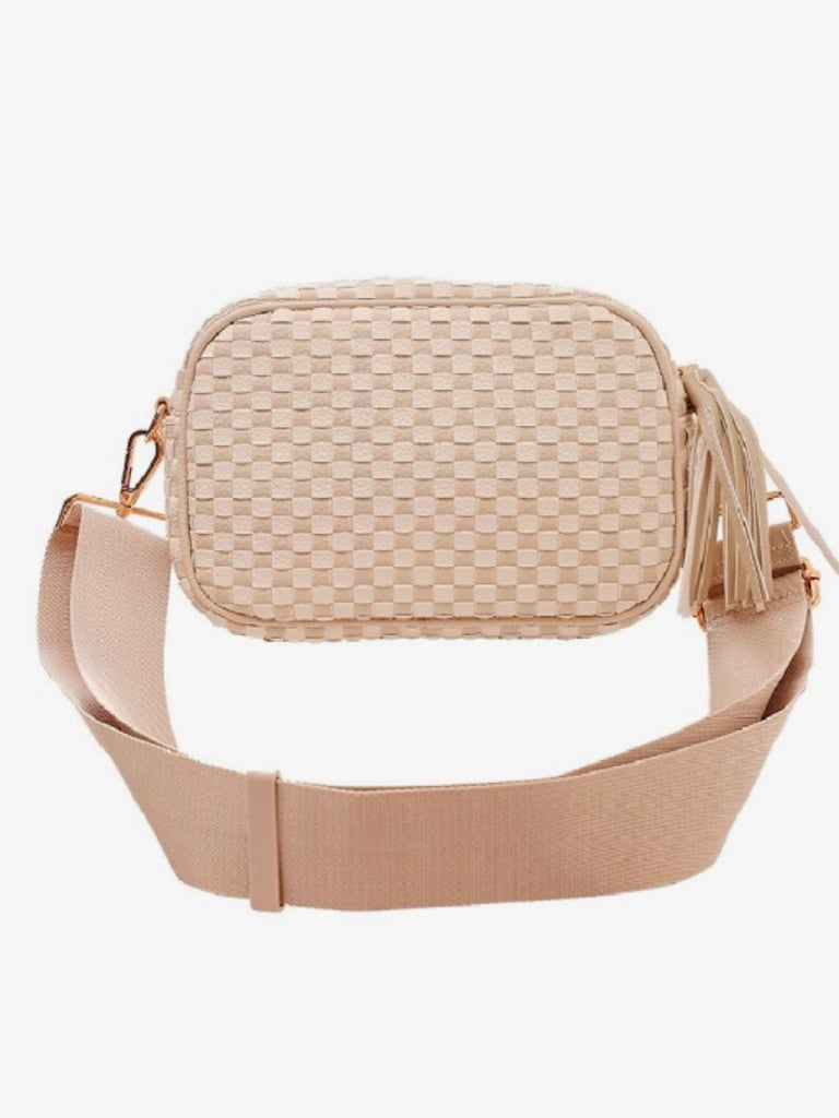 Courtney Woven Cross-Body Purse