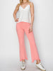 Lexie Mid-Rise Straight Step-Hem Denim - Flamingo