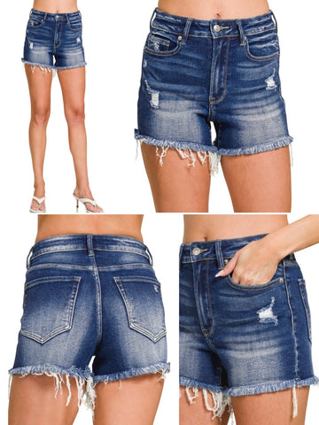 Mandy Blue Contrast Stripe Top