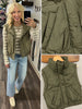 Sierra Snap Puffer Vest - Olive