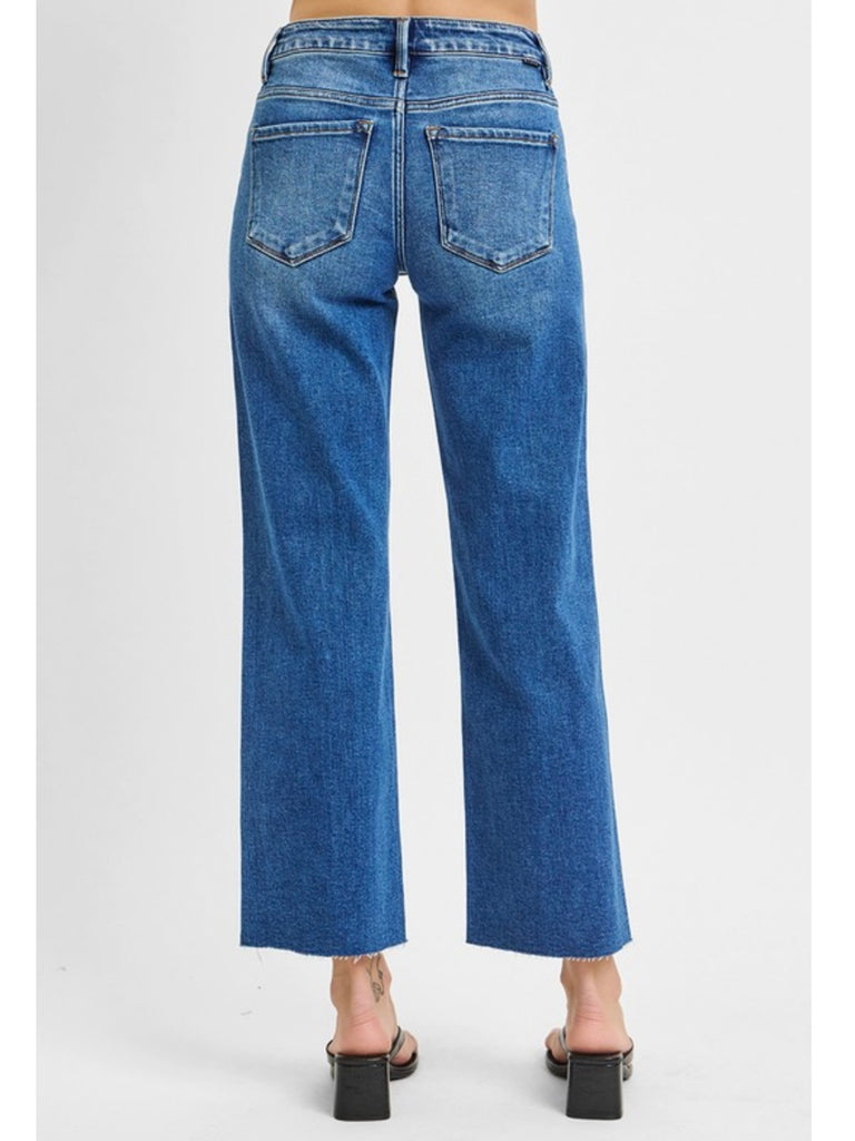 Chloe Mid-Rise Ankle Crop Denim