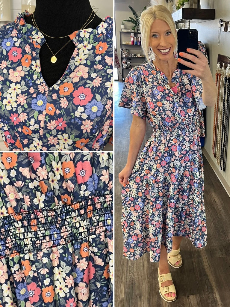 Desi Smocked Waist Dress
