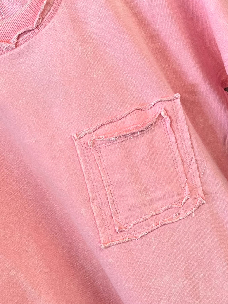 Sara Mineral-Wash Long Sleeve - Blush
