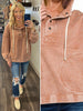 Andrea Pocket Hoodie - Rust