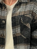 Marissa Plaid Shacket - Black/Cream