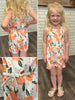 Georgie Peach Romper-KIDS