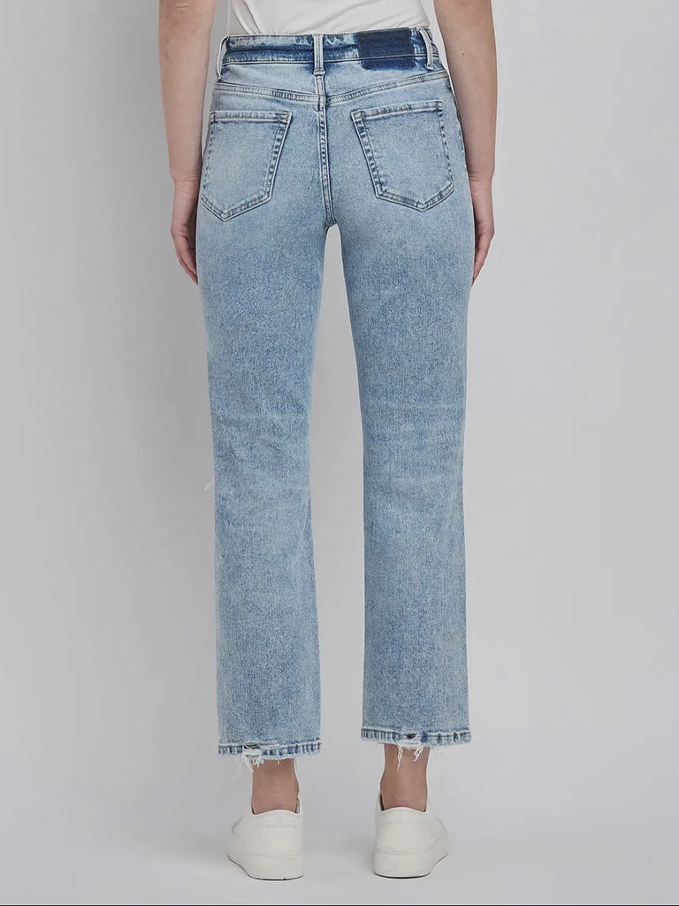 Katy High-Rise Straight Denim