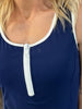 Gretta Athletic Dress - Navy