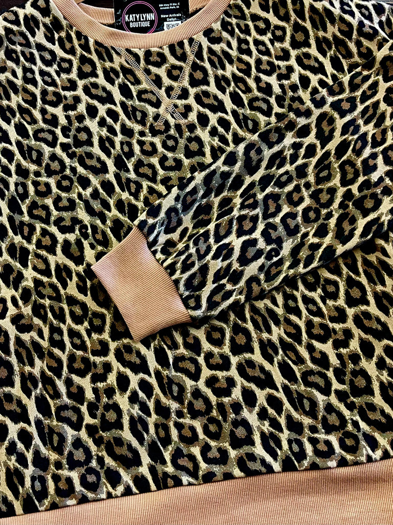 Bree Leopard Crewneck