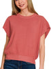 Alicia Sweater Vest - Rust