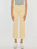Mango High Rise Cropped Straight Denim