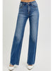 Reggie Wide-Leg Denim with Raw Hem