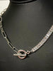 Hope Tennis Chain and Loop Necklace - Silver