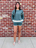 Jorden Crewneck/Shorts Set - Dark Teal