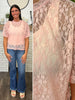Dana Pink Lace Top
