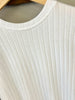Sadie Ribbed Long Sleeve - White