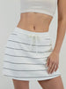 Jo Modal Skort - Ivory/Black