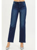 Laura Mid-Rise Ankle Straight Denim