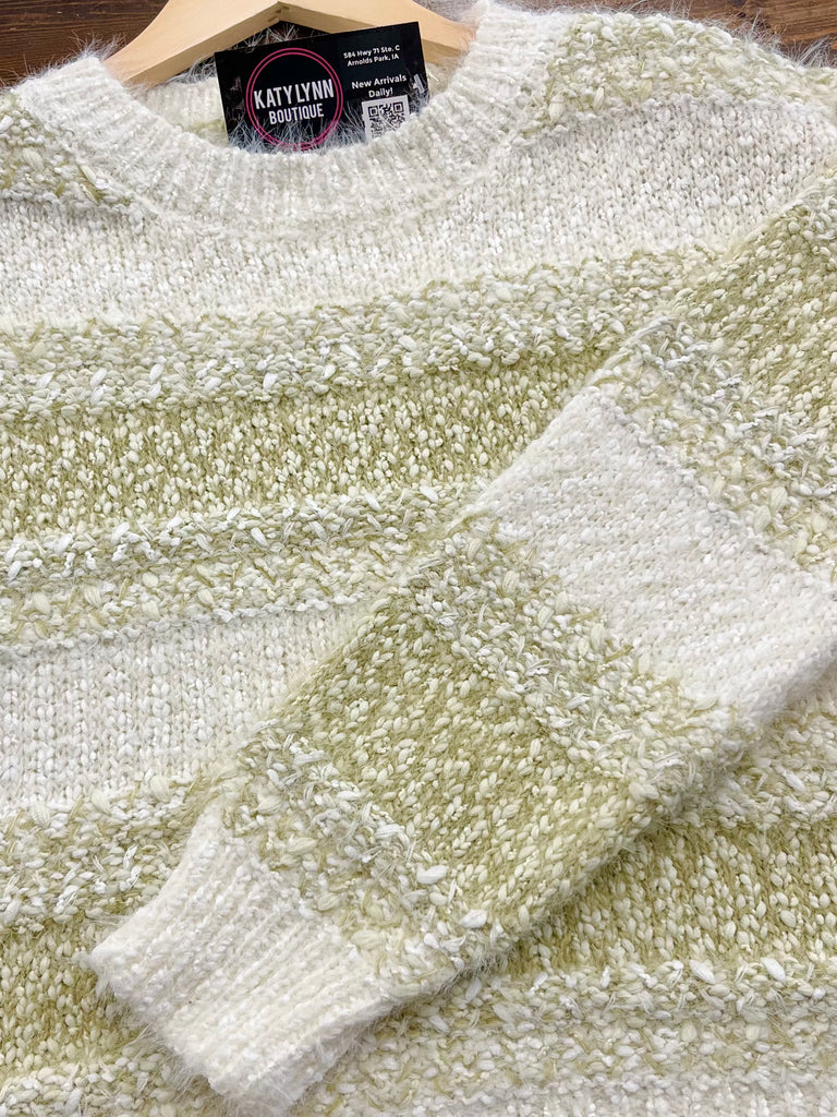Remi Striped Soft Texture Sweater