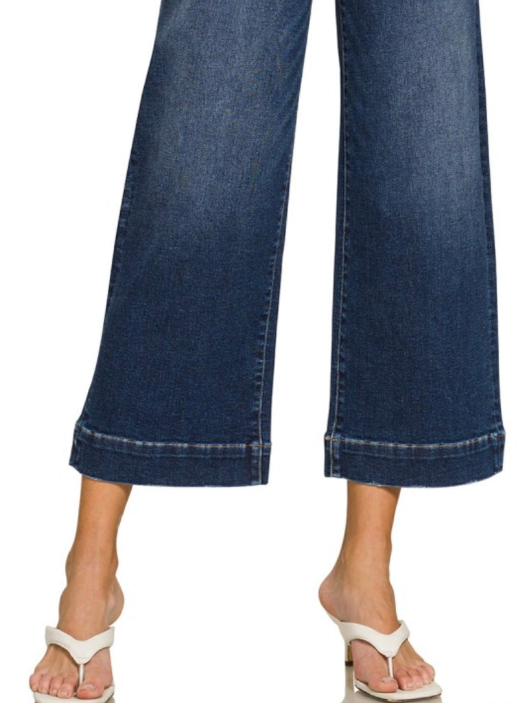 Willma Wide Leg Cropped Jeans