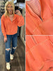 Morgan 1/2 Zip Hoodie - Coral