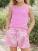 Gretta Stripe Shorts / Tank Set - KIDS