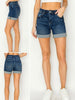 Tasha High-Rise Denim Shorts - PLUS