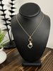Renley Mini Clover & Hoop Necklace