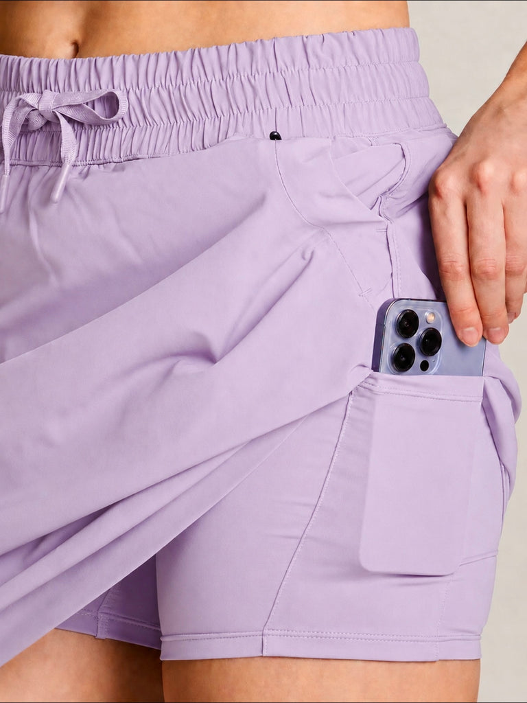 Jaime Courtside 19" Skort - Lilac