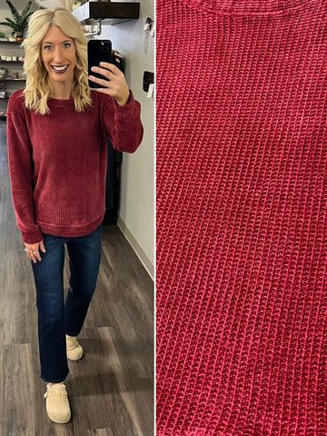 Melany Checker Fuzzy Cardigan