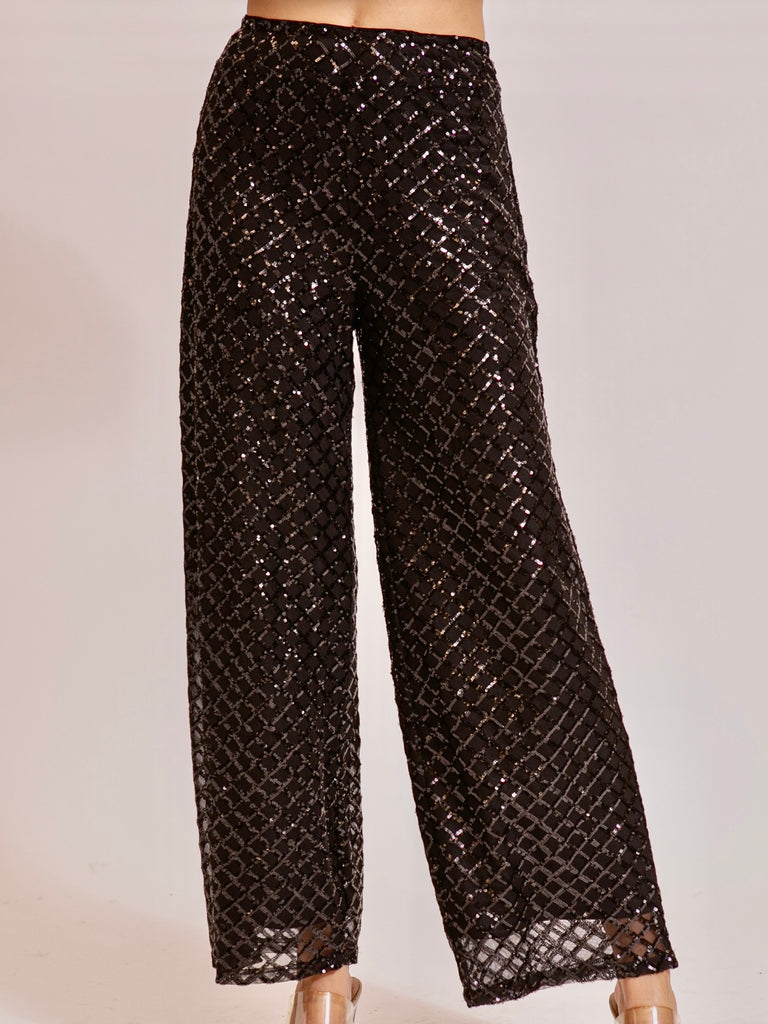 Jaclyn Dazzle Pants - Black Sparkle