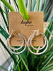 Addie Small Double Hoops
