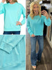 Blair Scuba Crewneck - Turquoise