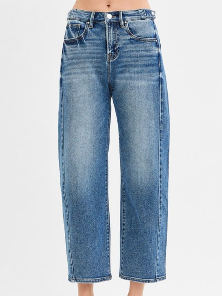 Cami Crop Barrel Jeans