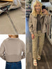Belle Scuba Zip Jacket - Tan