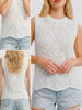 Laurie Sweater Tank - Ivory