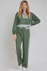 Britta Wide Leg Lounge Pant - Pesto