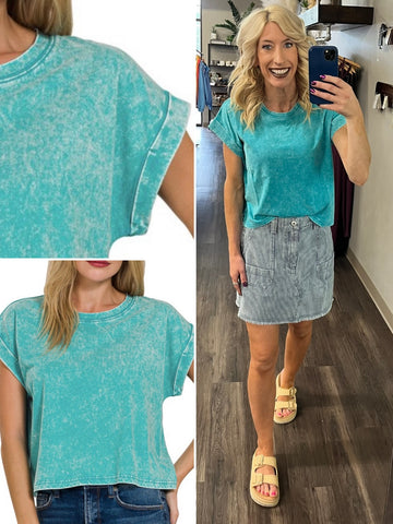 Chloe Mid-Rise Ankle Crop Denim