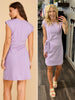 Mila Wrap Dress - Lilac