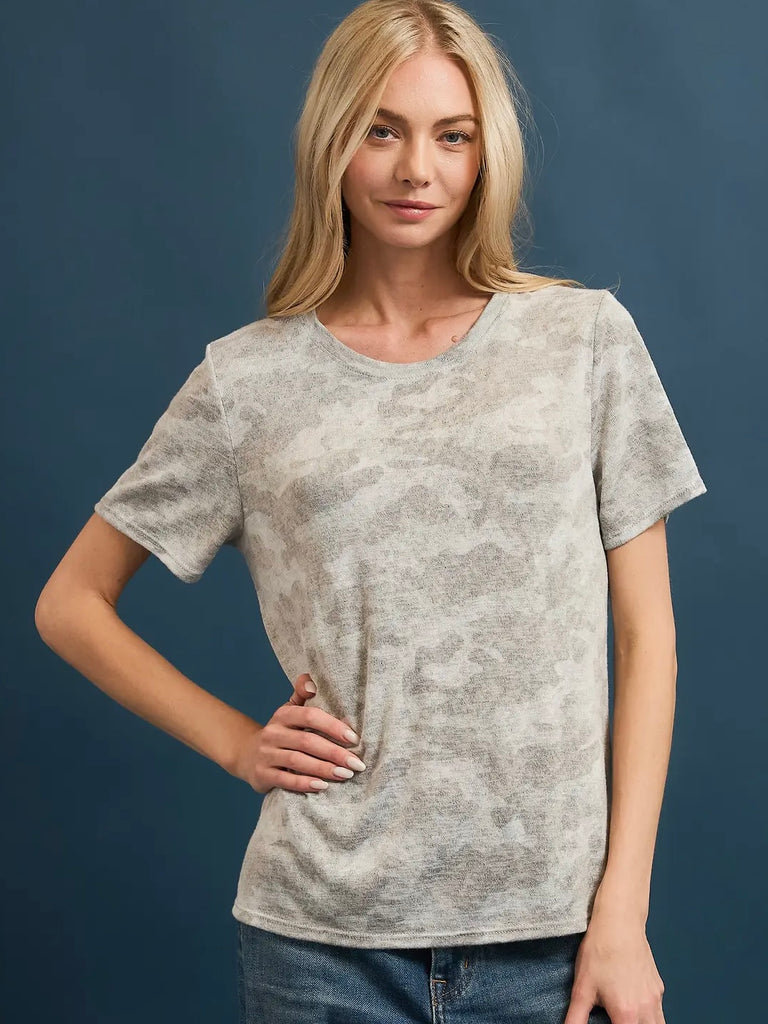 Elsa Camo Printed Tee