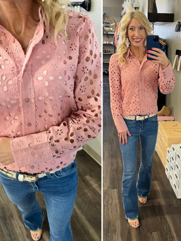 Tami Ruffle Sleeve Blouse