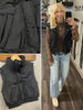 Sierra Snap Puffer Vest - Black