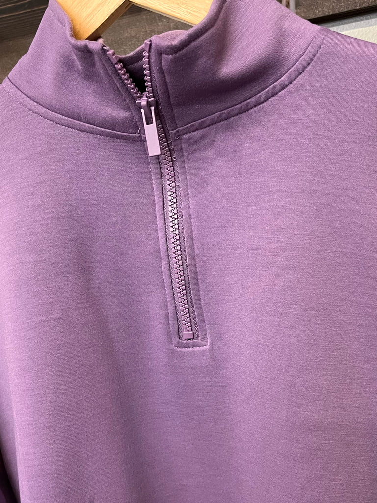 Tessa 1/4 Zip Purple