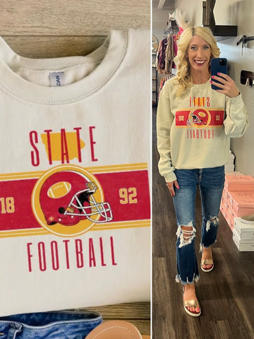 IOWA STATE Puff Gold Sweatshirt