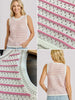 Kinze Striped Sweater Tank
