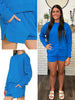 Izzy Sweatshirt and Short Set - Blue