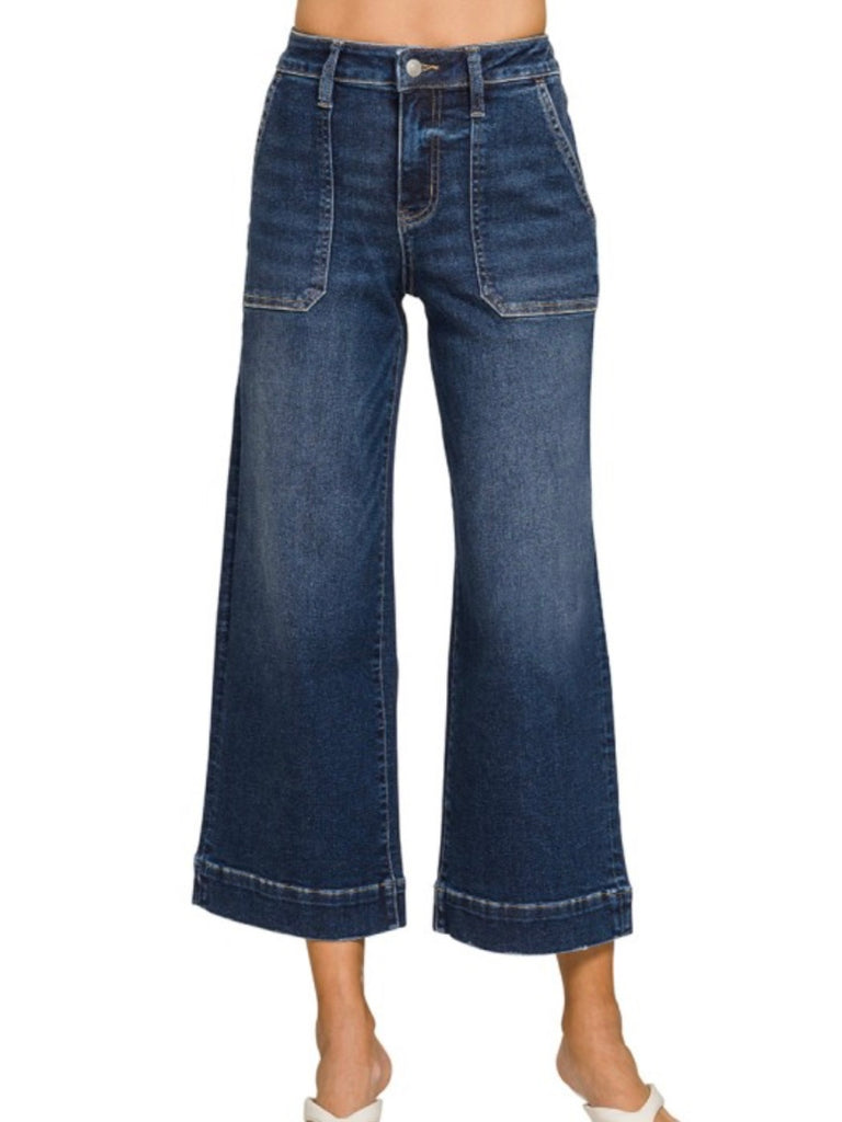 Willma Wide Leg Cropped Jeans