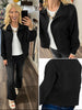 Belle Scuba Zip Jacket - Black