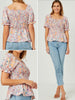 Stella Floral Smocked Top